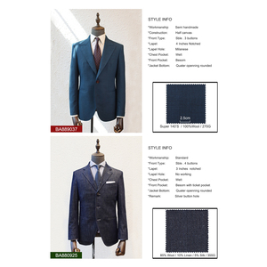 Traje Personalizado de Estilo Británico Moderno CMT para Hombre, Traje a Medida, Fábrica de <span class=keywords><strong>Trajes</strong></span> para Sastrería, OEM/ODM Fusionado - Product Image 3