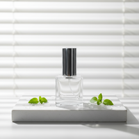 Flacon de parfum cylindrique en verre coloré, 10 ml, design simple et créatif, emballage cosmétique vide avec bouchon à vis, sérigraphié