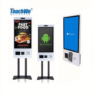 Kiosco de Autoservicio Multitáctil Touchwo, Kiosco de Pago Automático con Pantalla Táctil LCD de Montaje en Pared, con Impresora, Escáner y Cámara - Product Image 1