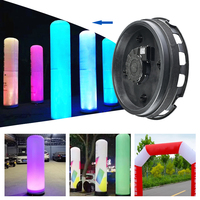 Publicité D63cm diamètre Base LED danseur d'air gonflable Skydance souffleur d'air électrique