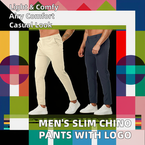 กางเกงจ็อกเกอร์แบบปรับแต่งได้สำหรับผู้ชายกางเกงวิ่งแบบปรับแต่งโลโก้ได้ลำลองเอวกลางมีซิประบายอากาศบินตรงน้ำหนักเบาผ้าเนื้อละเอียด - Product Image 2