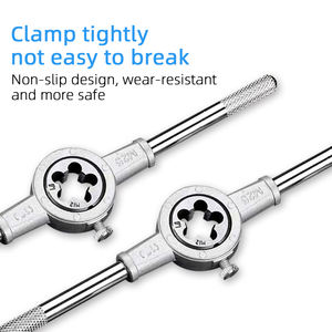 8/12/20/40 पीसी हाथ उपकरण मर जाते हैं मीट्रिक टैप और स्क्रू थ्रेड प्लग सीधे टैपर रीमर M3-M12 सेट करें - Product Image 2