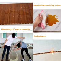 Panel de Techo de PVC Moderno, Rejilla de Techo Impermeable para Cocina, Centro Comercial, Hotel, Hospital, Decoración del Hogar