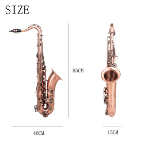 <span class=keywords><strong>SLADE</strong></span> Kit de Saxophone ténor Sib Instrument à vent en bois Saxophone Sib professionnel en laiton avec chiffon de nettoyage gant Sax Reed Embouchure - Product Image 5