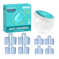 Dispositif anti-ronflement pour soulagement respiratoire 2025 Arrêtez de ronfler Clips nasaux de voyage Solutions de ronflement assistées par le sommeil Dilatateur nasal