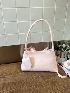 Sac à main pour femme à motif tissé, polyvalent pour tous les jours, sac à bandoulière chic, petit sac à main pour les sorties - Product Image 5