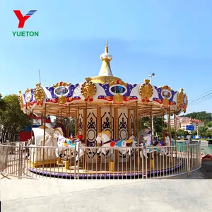 Bambini commerciali cinesi 24 posti giochi per parchi per bambini Luxury Merry Go Round Carousel Horse Ride