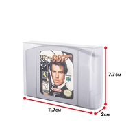 Pour Nintendo N64 boîte de Protection de cartes de jeu étui en plastique Transparent pour Nintendo N64 boîte d'affichage de stockage de cartouches de jeu