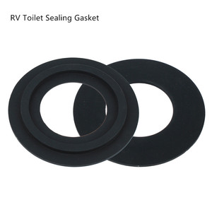 Joint d'étanchéité de <span class=keywords><strong>toilette</strong></span> RV en silicone robuste pour la plupart des modèles de toilettes de camping-car, marines et portables Remplacement de soupape de décharge étanche - Product Image 1