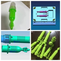 Bouée lumineuse pour filet de pêche à commande par lumière, pour l'attraction des poissons, boîtier de conteneur multi-cavités, moule en plastique à canaux chauds