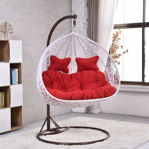 <span class=keywords><strong>Hamac</strong></span> de camping moderne <span class=keywords><strong>pour</strong></span> l'extérieur, <span class=keywords><strong>chaise</strong></span> suspendue avec base en acier, double siège - Product Image 4