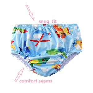 Patrón de dibujos animados Precio barato Traje de baño Tronco Niños <span class=keywords><strong>Piscina</strong></span> Aprendizaje Tela Natación <span class=keywords><strong>Pañal</strong></span> de natación - Product Image 6