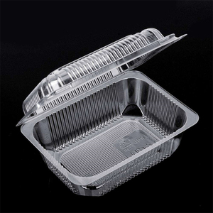 Tùy chỉnh vật nuôi trong suốt thực phẩm lưu trữ container vỏ sò đưa ra hộp với Dễ dàng mở nắp - Product Image 2