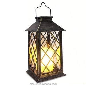 Best Choice Flickering Flameless <b>Candle</b> LED Waterproof Hanging <b>Solar</b> Lantern Warm White Lasts 3X Longer 10 Lumens Outdoor - Product Image 1