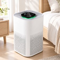 Penjernih Udara Rumah Tangga Pintar H13 HEPA dengan Indikator Kualitas Udara LED Layar Sentuh untuk Rumah dan Kantor