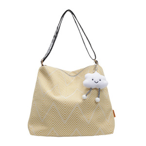 Bolso de tela elegante, bolso de gran capacidad para mujer, bolso cruzado, bolso informal versátil - Product Image 4