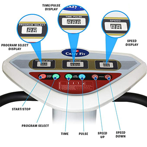 2024 New Arrival dọc phòng tập thể dục toàn bộ cơ thể rung tấm máy tập thể dục điên máy tập thể dục rung nền tảng máy - Product Image 3
