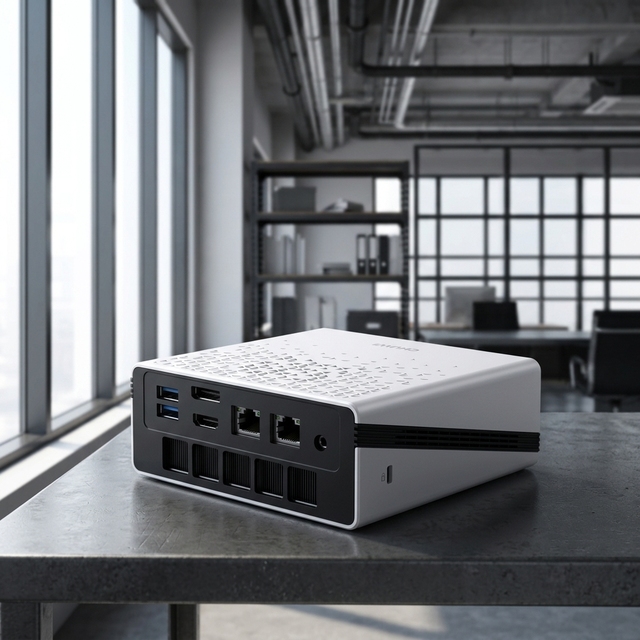 CHUWI Ryzen 5 6600H Mini PC Wholesale Business Desktop Computer 16GB LPDDR5 512GB SSD Dual LAN WiFi 6 Small Form Factor PC