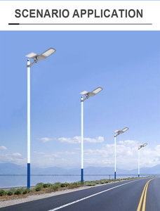 Fabrika Toptan Satışı 300 LED'li 5054 SMD Ayrık Tip 6V 40W Fotovoltaik Panel Akülü Güneş Enerjili Sokak Lambası Uzaktan Kumandalı - Product Image 6