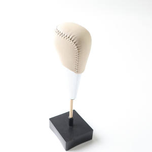 หัวเกียร์รถยนต์หนังสีเบจตามหลักสรีรศาสตร์สำหรับโตโยต้า คัมรี่เกียร์อัตโนมัติ - Product Image 4