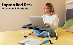 China Fabricante Producir Portátil Plegable Laptop Escritorio Laptop Cama Computadora Mesa Pequeña - Product Image 4