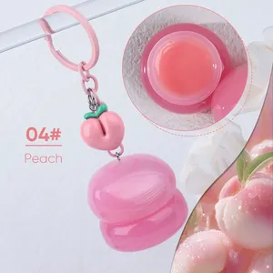 MLM Customizable Mango Flavored <b>Lip</b> Mask Keychain Pendant Moisturizing Hydrating <b>Lip</b> Balm Cute <b>Lip</b> Care fruit <b>lip</b> balm - Product Image 4