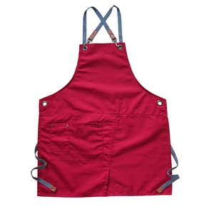 Tablier en toile de <span class=keywords><strong>voile</strong></span> résistant à l'abrasion, taille adulte réglable, résistant à l'huile pour la cuisine et le personnel de service - Product Image 5