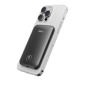 Tienda de liquidación <span class=keywords><strong>IWALK</strong></span>, Banco de energía de carga de teléfono magnético, pantalla LED de 5000mAh, pantalla Digital, cargador inalámbrico de carga rápida - Product Image 1