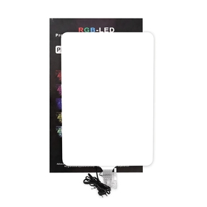 24 pulgadas RGB colorido LED Control remoto Panel de relleno luz estudio Video en línea transmisión en vivo grabación teléfono Cámara foto lámpara - Product Image 2