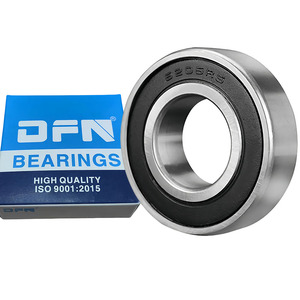 Roulements à billes à gorge profonde DFN Brand 6208 40 * 80 * 18, 6209 taille 45 * 85 * 19, 6206 30 * 62 * 16 mm, 6205 <span class=keywords><strong>25</strong></span> * <span class=keywords><strong>52</strong></span> * <span class=keywords><strong>15</strong></span> mm - Product Image 1