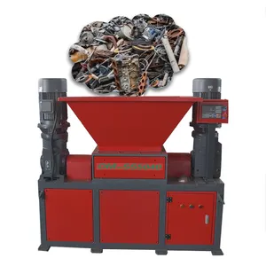 Abfall Kunststoff Hart scheibe Holz klumpen Recycling-Ausrüstung Ein wellen zer kleinerer zum Verkauf