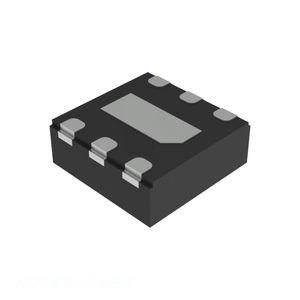 Composants électroniques LDO CMOS LOWCURR SOT25 T&R 3K, commande BOM, CI en stock, gestion de l'alimentation (PMIC) 6 WDFN, contact exposé, AP7347D-12W - Product Image 1