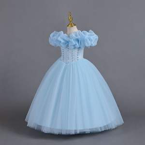 Vendita calda bambini monospalla pizzo abito <span class=keywords><strong>da</strong></span> principessa <span class=keywords><strong>da</strong></span> <span class=keywords><strong>donna</strong></span> fiore ragazza <span class=keywords><strong>natale</strong></span> per bambini <span class=keywords><strong>vestito</strong></span> rosa per bambini - Product Image 4