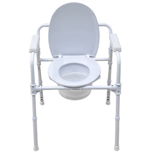 Dakang <b>Folding</b> <b>Commode</b> Chair 136kg Capacity Adjustable Height For Elderly Disabled Pregnant Women - Product Image 5
