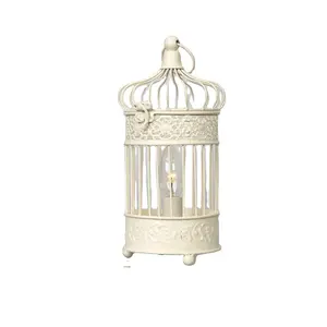 Côté antique décoratif birdcage lampe de table