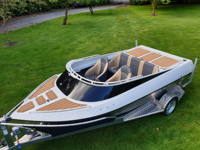 2025 Meilleur yacht à moteur intérieur de bateau à réaction en eau peu profonde en aluminium de 14 pieds à vendre