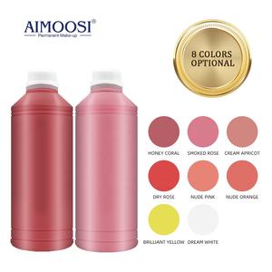 Amoosi 1000ml OEM/ODM Pigment d'encre pour microblading, pigment pour machine à tatouer les lèvres, maquillage permanent, pigment pour microblading - Product Image 3