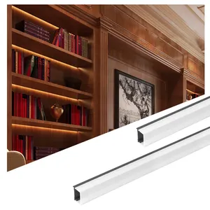 Profilo lineare luce doppi lati led profilo in alluminio canale luminoso per armadio