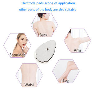 Snap sepuluh dapat digunakan kembali tipe telapak tangan fisioterapi electrestimulador tombol mesin elektroda pengganti bantalan Gel dengan tombol untuk puluhan - Product Image 6