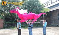 MYDINO DP009 Marionnette dragon personnalisée de haute qualité avec contrôle à la main