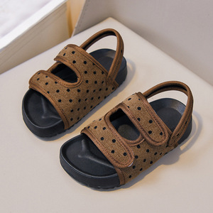 Sandali da spiaggia antiscivolo con suola morbida a pois per bambine 2026, taglie 26-36 # - Product Image 3