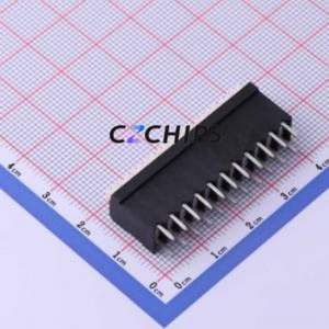 JL212V-35011B01 Spring Terminal Block Through hole Component (THT),P=3.5mm Connector 1x11P 3.5mm Black Through Hole - Product Image 2