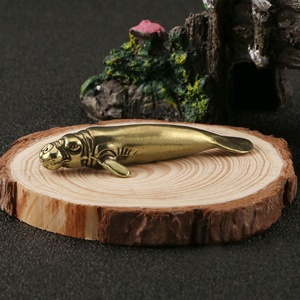 海狮摆件黄铜摆件手工海狮雕塑装饰玩具 - Product Image 5