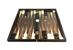 Poliéster nogal Backgammon Conjunto grande - Product Image 5