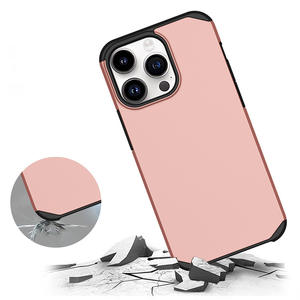 Coque de téléphone multi-couleurs 2-en-1 effet peau, dissipant la chaleur, pour Apple 17 Armor, la plus vendue - Product Image 1