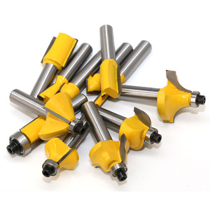 12Pcs <b>Router</b> Bit Set Woodworking Tools Milling Cutter 6mm 1/4 JL-12Pcs <b>Router</b> Bit Set <b>Router</b> Bit Kit With Case Kit De Fr - Product Image 1