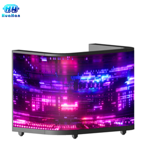Pantalla LED Flexible para Interiores, Personalizable, Modelo P2.5, Pantalla LED para <span class=keywords><strong>DJ</strong></span>, Cartel, Mostrador Elíptico - Product Image 6