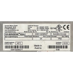 Nuevo Servomotor Original Kollmorgen Servostar 403A-C S403BA-CA-022 - Product Image 6