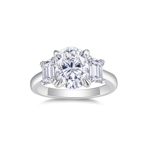<span class=keywords><strong>Bague</strong></span> de fiançailles de luxe ovale 3,5 carats en argent sterling 925 plaqué <span class=keywords><strong>or</strong></span>, diamant de laboratoire certifié IGI, couleur <span class=keywords><strong>D</strong></span>, pureté VVS1, pour mariée - Meilleures ventes - Product Image 6
