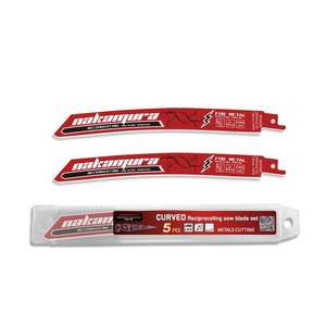 Jeu de 10 lames de <span class=keywords><strong>scie</strong></span> <span class=keywords><strong>sabre</strong></span> bimétalliques TCT de 225 mm pour travaux lourds sur métal et acier - Product Image 1